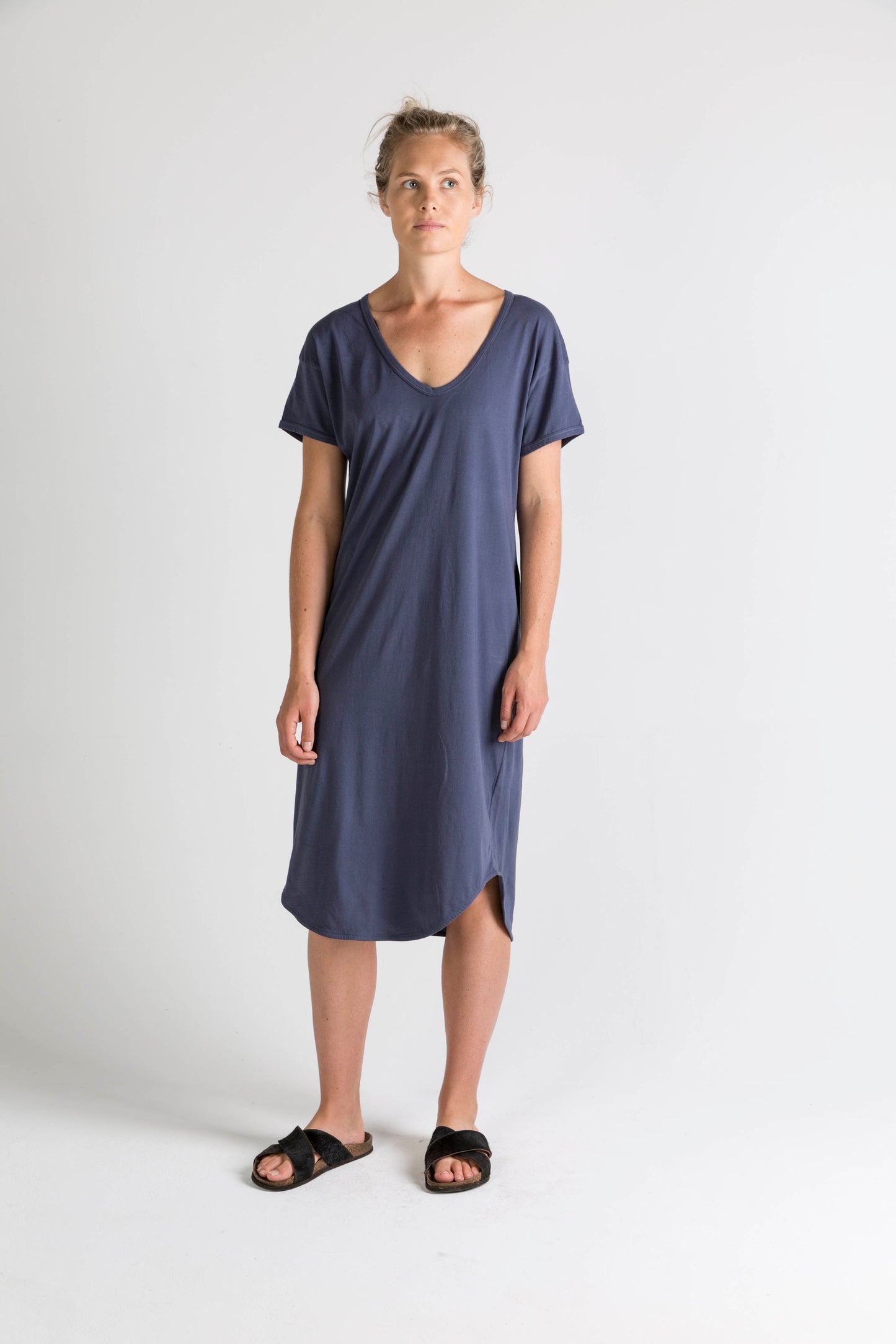 Ophelia and Ryder Scoop V-Neck Dress