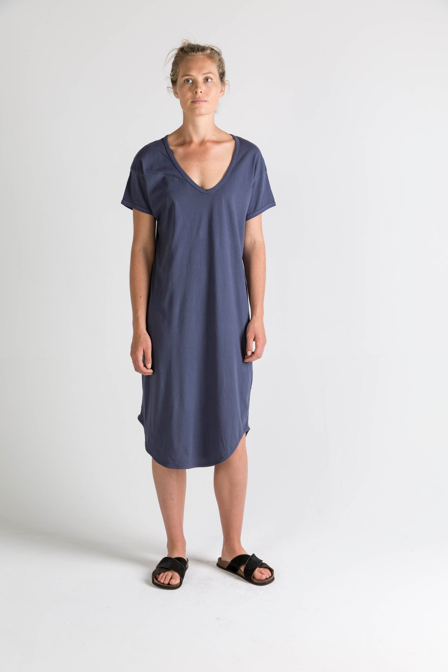 Ophelia and Ryder Scoop V-Neck Dress