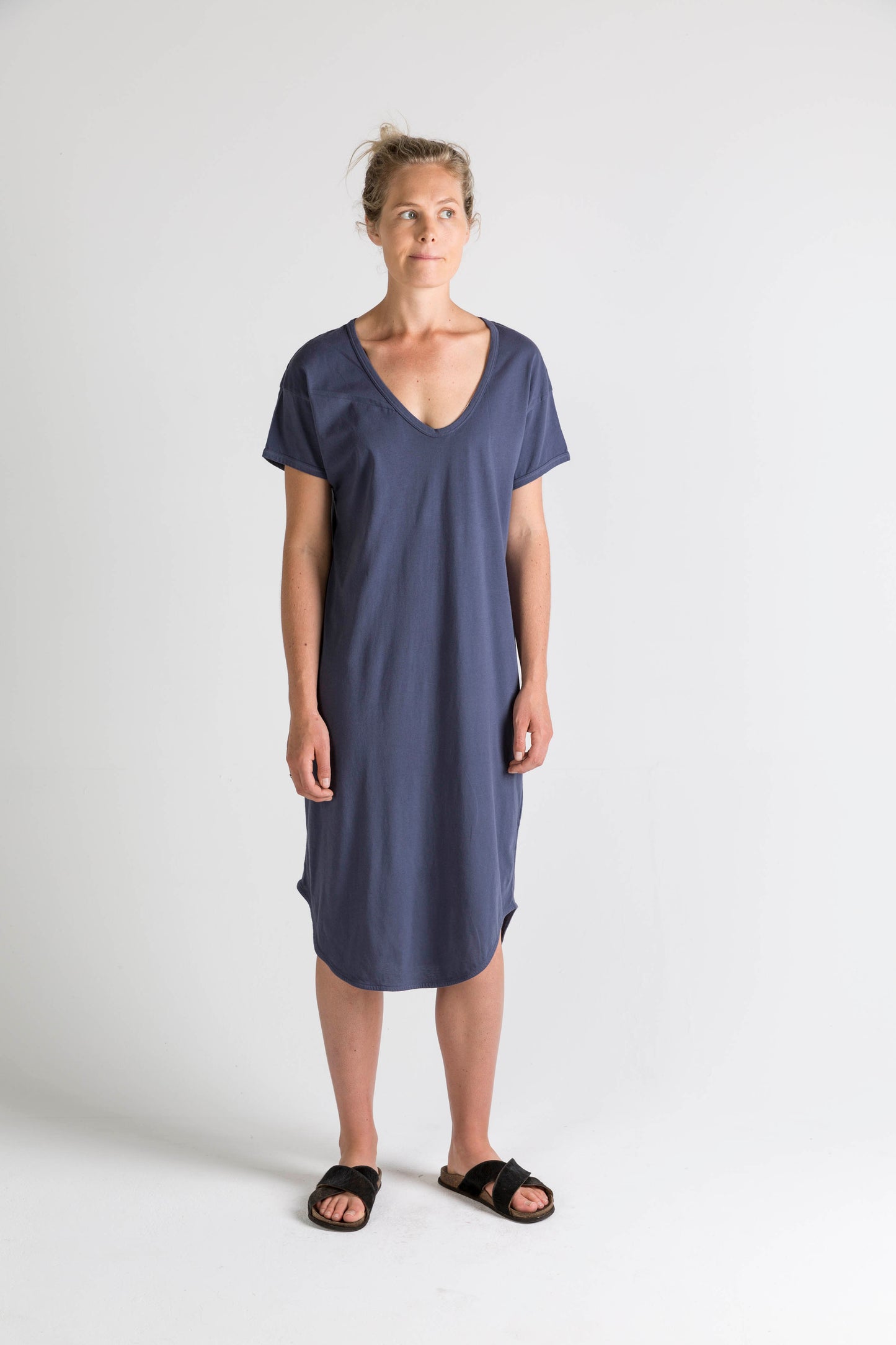 Ophelia and Ryder Scoop V-Neck Dress