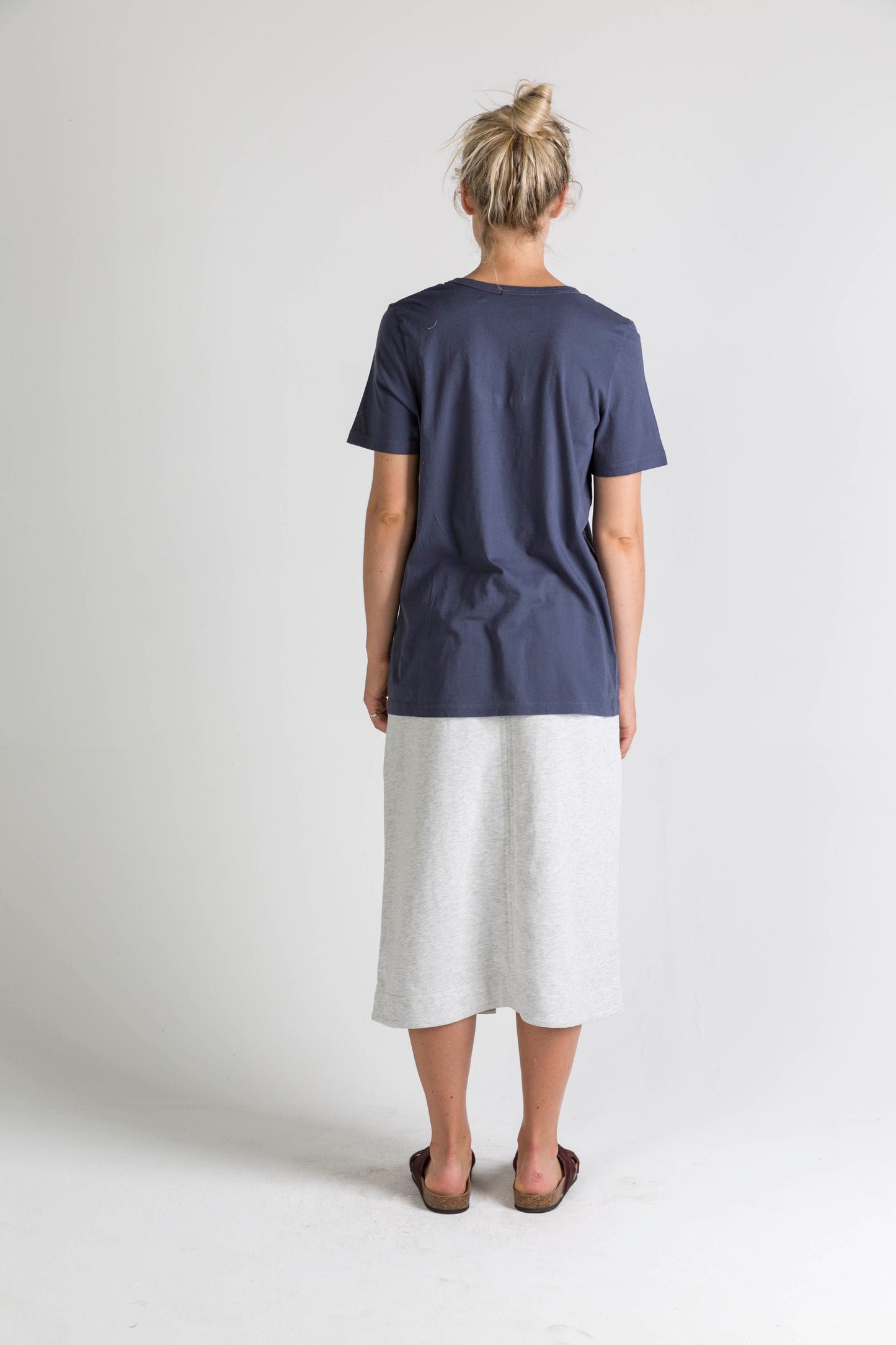 Ophelia and Ryder Navy Scoop Neck T-Shirt