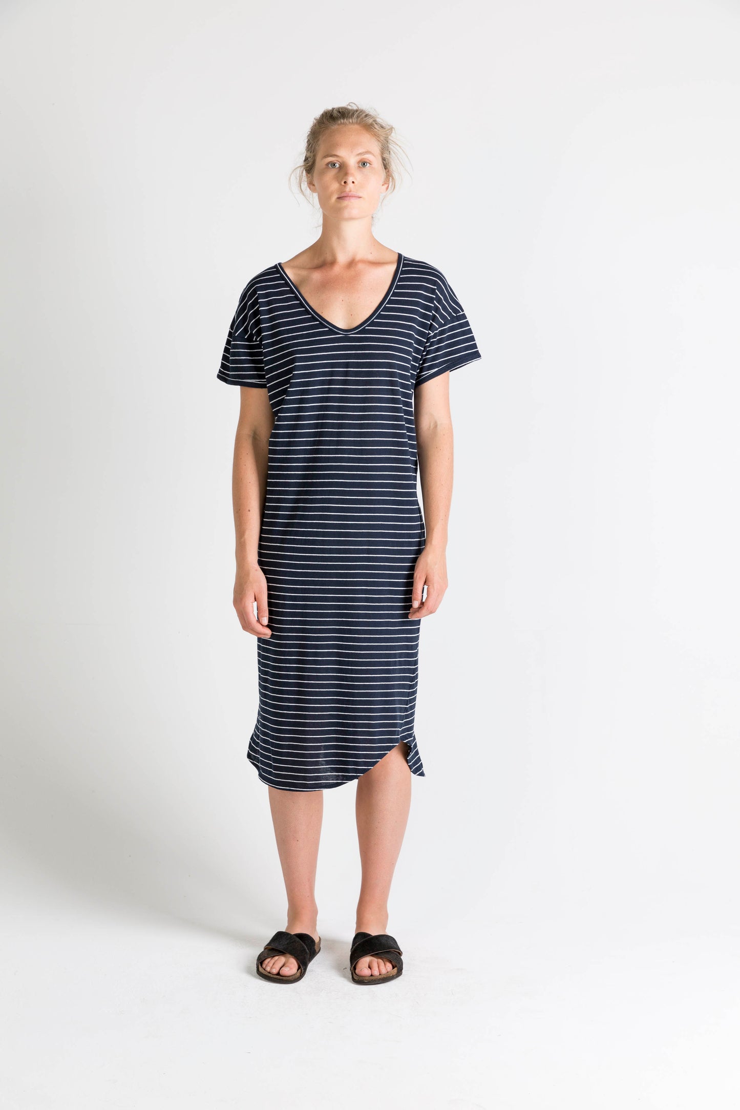 Ophelia and Ryder Scoop V-Neck Dress