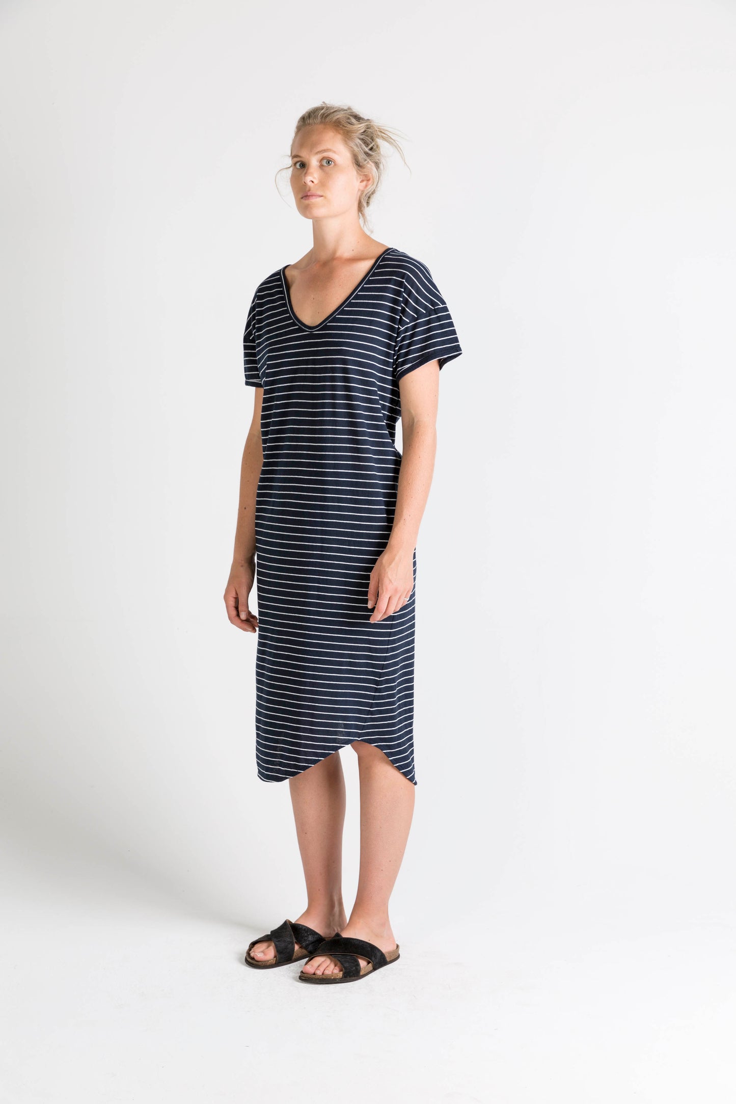 Ophelia and Ryder Scoop V-Neck Dress